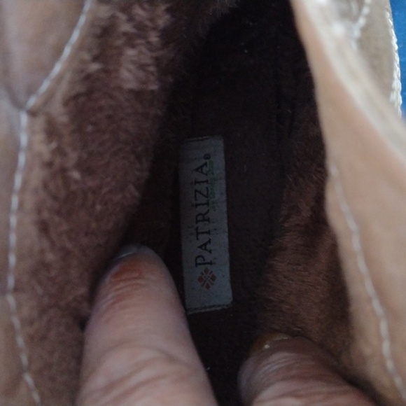 Women's Tan Embroidered Ankle Boots - Picture 3 of 3